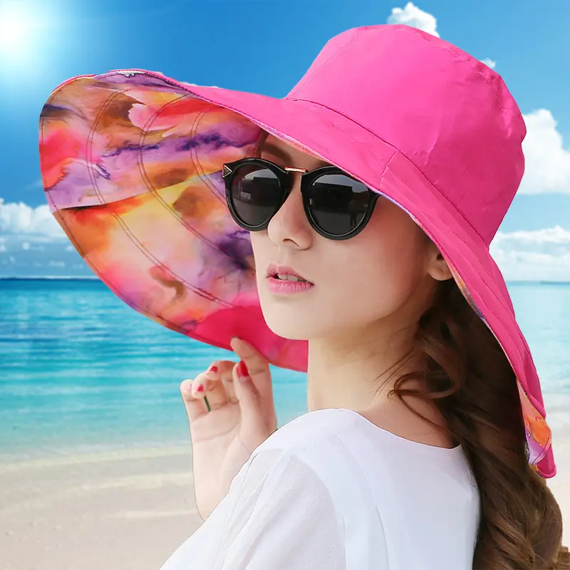 Sun Hat For Children In Summer Big Edge Sun Hat For Sun Protection, Sun hat For Travel, UV Protection, Beach Vacation, Beach Hat
