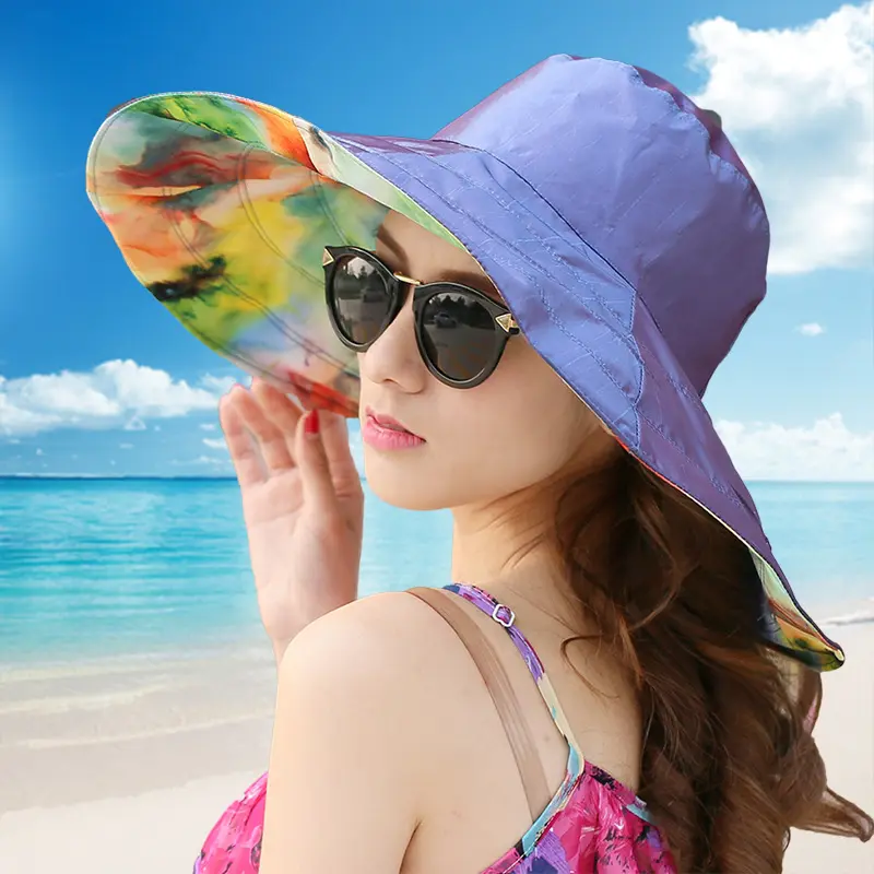 Sun Hat For Children In Summer Big Edge Sun Hat For Sun Protection, Sun hat For Travel, UV Protection, Beach Vacation, Beach Hat