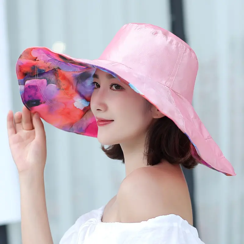 Sun Hat For Children In Summer Big Edge Sun Hat For Sun Protection, Sun hat For Travel, UV Protection, Beach Vacation, Beach Hat