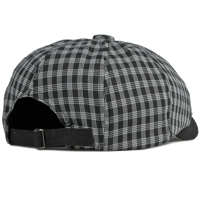 Elegant Art Octagonal Hat Men And Women Autumn And Summer Leisure Plaid Artist British Beret Retro Hat