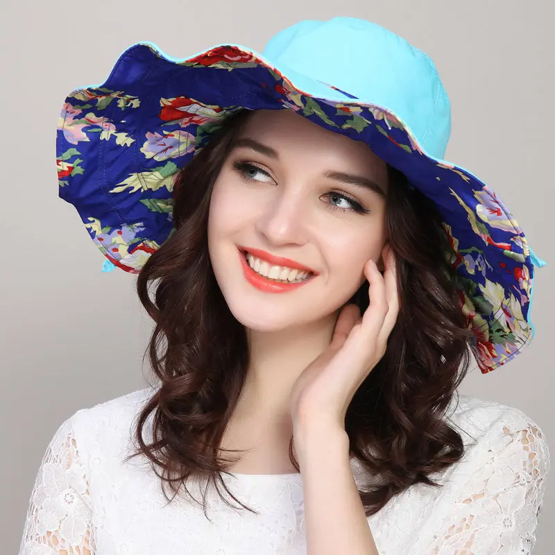 Spring And Summer Foldable Cloth Hat With Large Brim Sun Hat For Women's Outdoor Travel And Vacation, Beach Sun Protection Hat