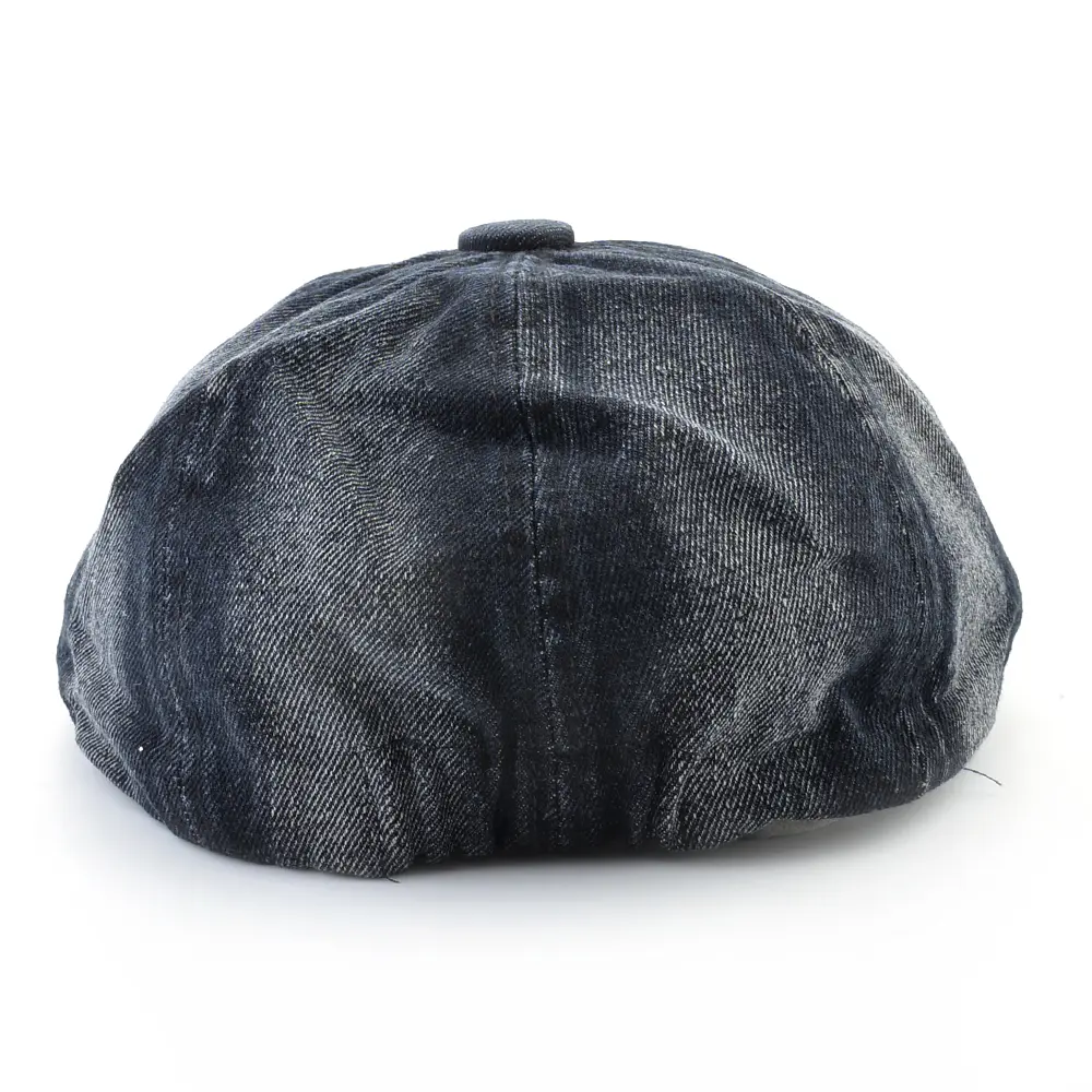 Men's Beret Hat New Fashion Newsboy Caps Male Outdoor Streetwear Berets Washed Denim Peaked Cap Men Casual Vintage Boina Hats