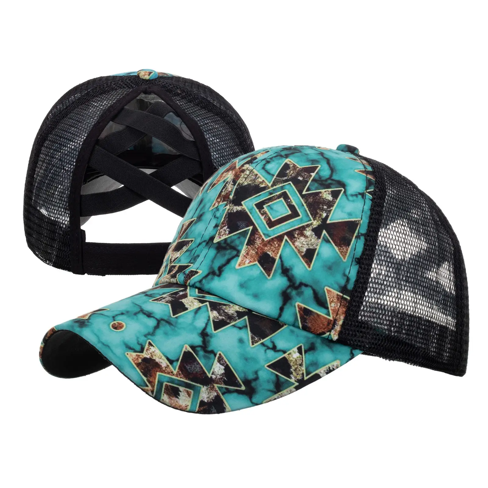 Vrouwen Paardenstaart Baseball Cap Snapback Verstelbare Paardenstaart Gorras Pet Zomer Zonnehoed Mesh Trucker Hoed Pet Femm