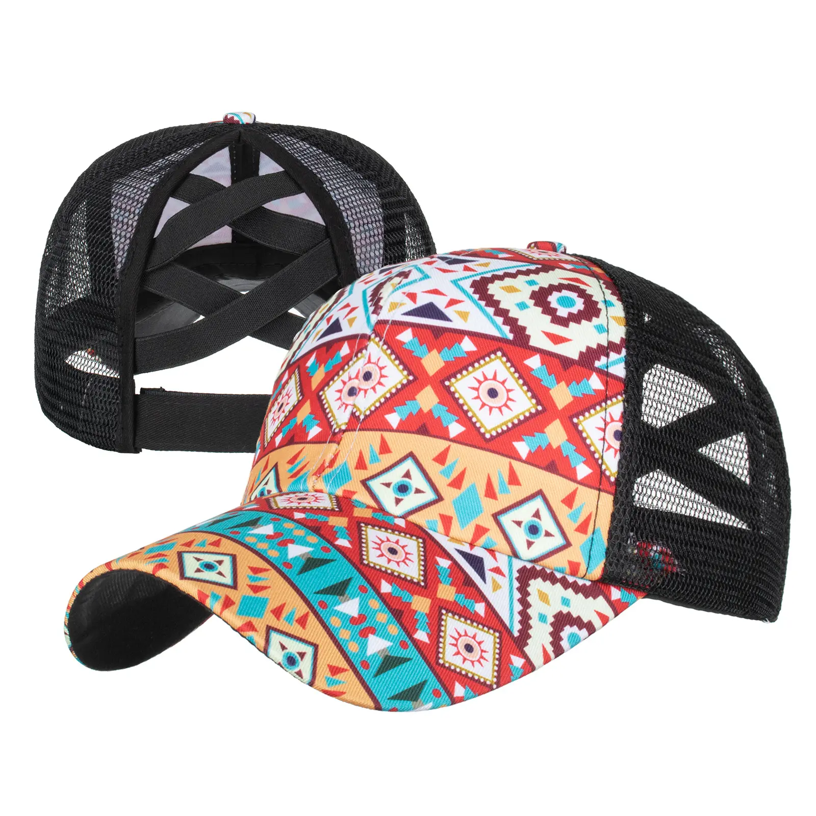 Vrouwen Paardenstaart Baseball Cap Snapback Verstelbare Paardenstaart Gorras Pet Zomer Zonnehoed Mesh Trucker Hoed Pet Femm