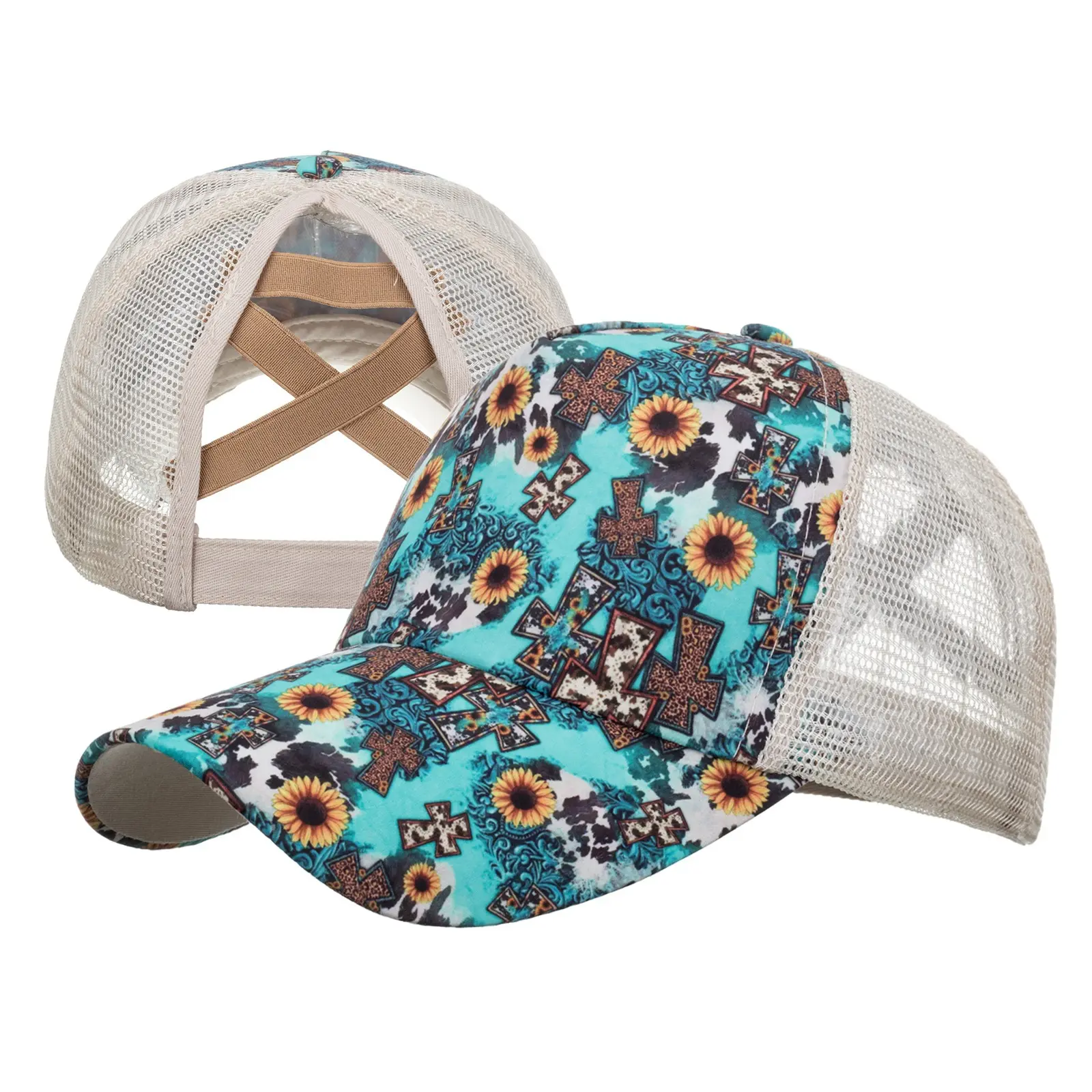Vrouwen Paardenstaart Baseball Cap Snapback Verstelbare Paardenstaart Gorras Pet Zomer Zonnehoed Mesh Trucker Hoed Pet Femm