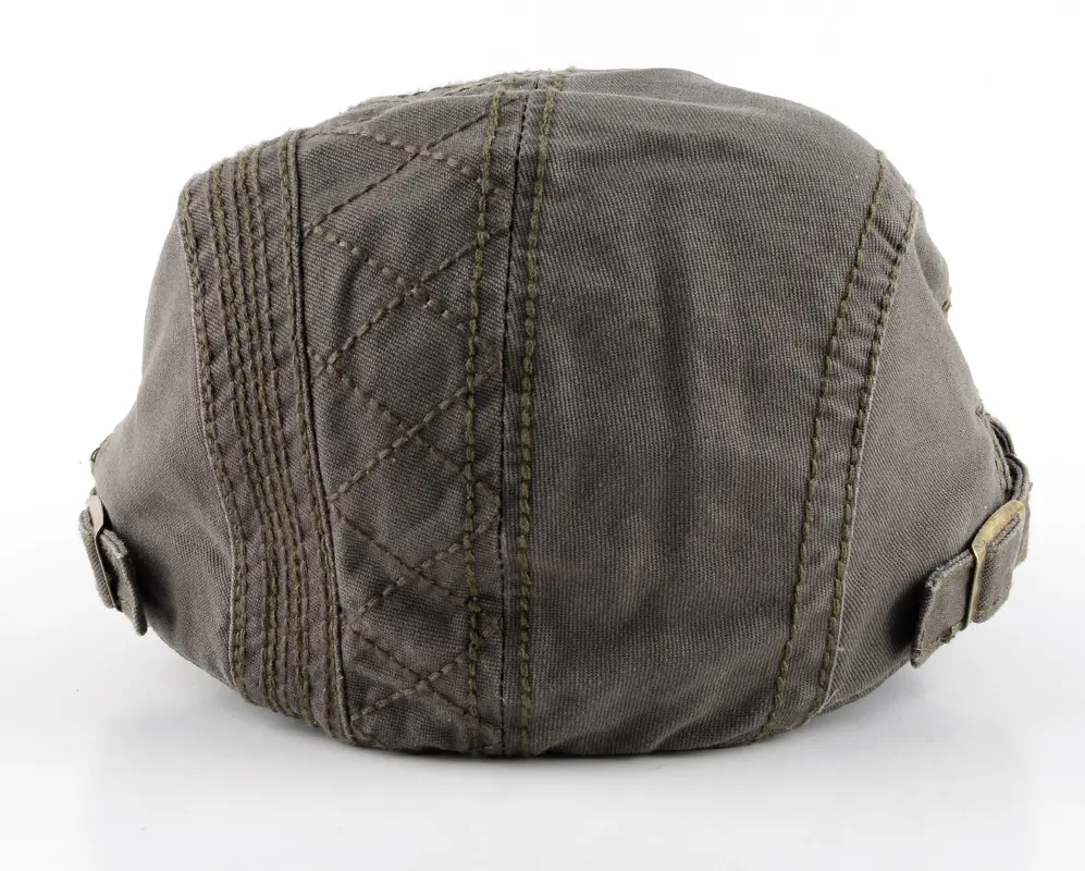 Men's Berets Boina Fashion Hat Masculina Plaid Style Gorro Casual Hats Cotton Boinas Solid Color Beret For Men Cap 6 Colors