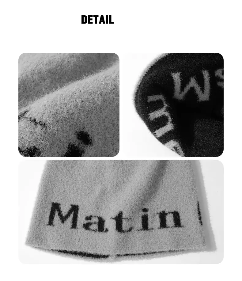 Thickened Knitted Hat Women's Autumn Winter Korean Style Ear Protection Warm Knitwear Men's Cap Style Bobblehead Yarn Material