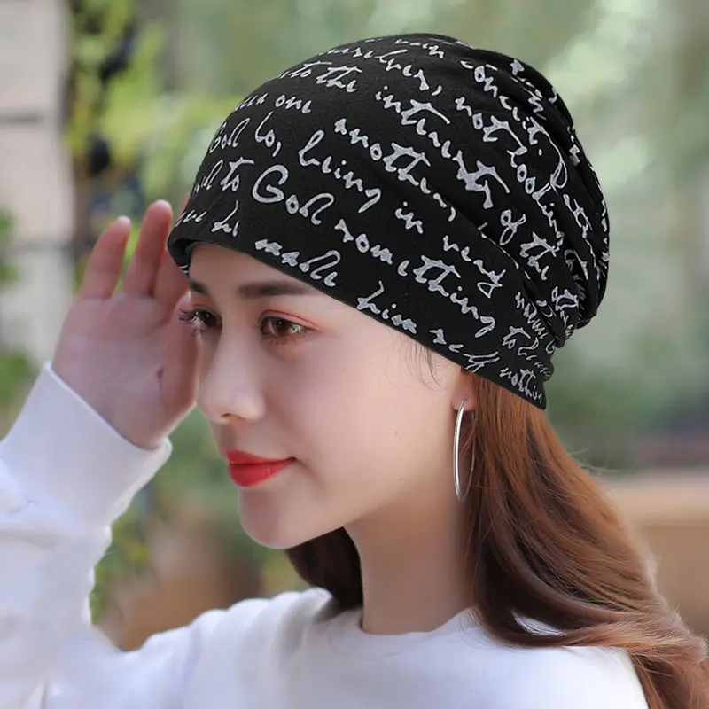Men Women Beanie Hat Spring And Autumn Thin Outdoor Sports Windproof Hat Casual Fashion Hedging Cap English Letters Bonet Hats