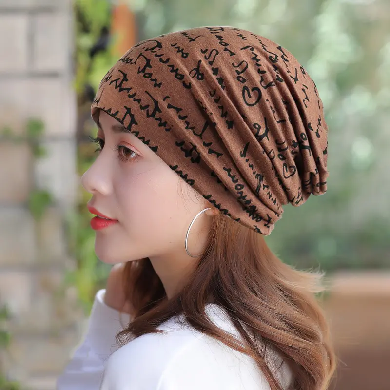 Men Women Beanie Hat Spring And Autumn Thin Outdoor Sports Windproof Hat Casual Fashion Hedging Cap English Letters Bonet Hats