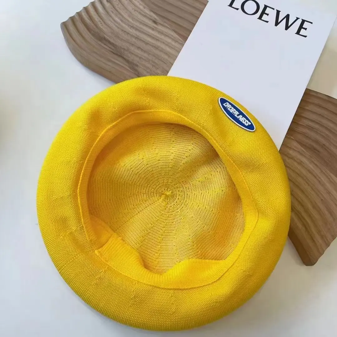 Spring Summer Net Women's Beret Sun Hat Thin Breathable Gorra Femme Chapea Cap Woman Fedoras Peaked Bonnet Sun Gorro