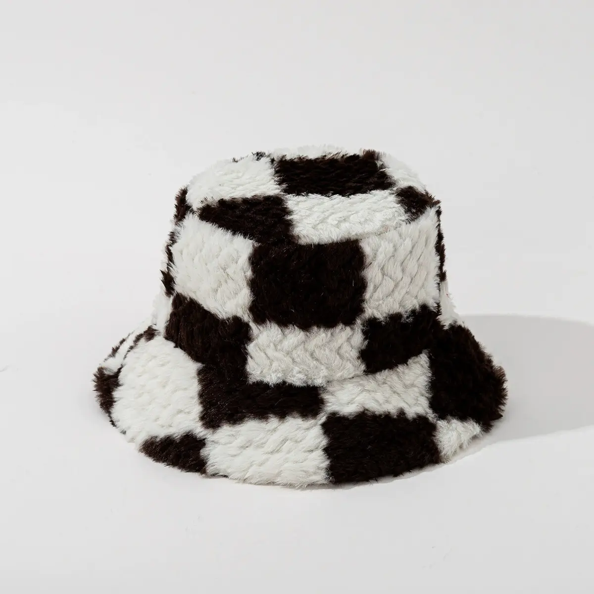 Autumn And Winter New Light Luxury High-End Splicing Fisherman Hat, Outdoor Travel Warm Bucket Hat, Versatile Basin Hat