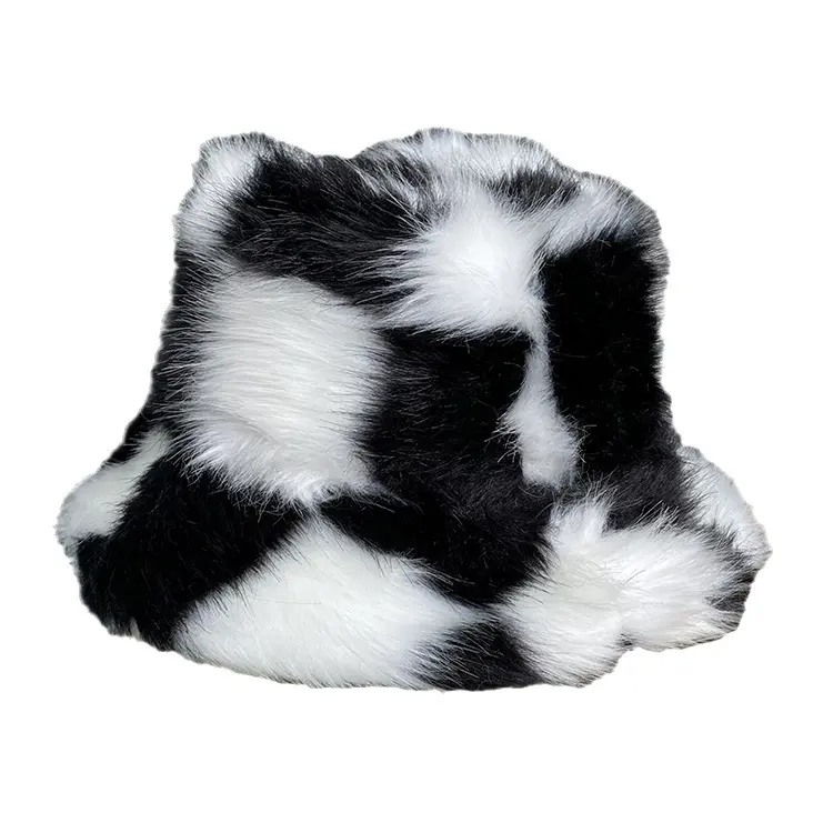 New Plush Fisherman Hat With Temperament, Ladies' Warm Autumn And Winter Thick Fur Imitation Fur Fashionable Basin Hat