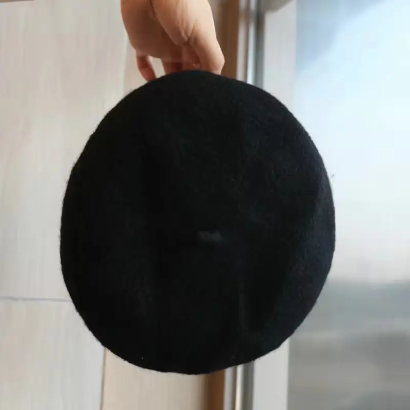 Beret Women's Autumn/Winter Korean Versatile Japanese Trendy British Woolen Robe Hat Retro Painter Hat Pumpkin Hat