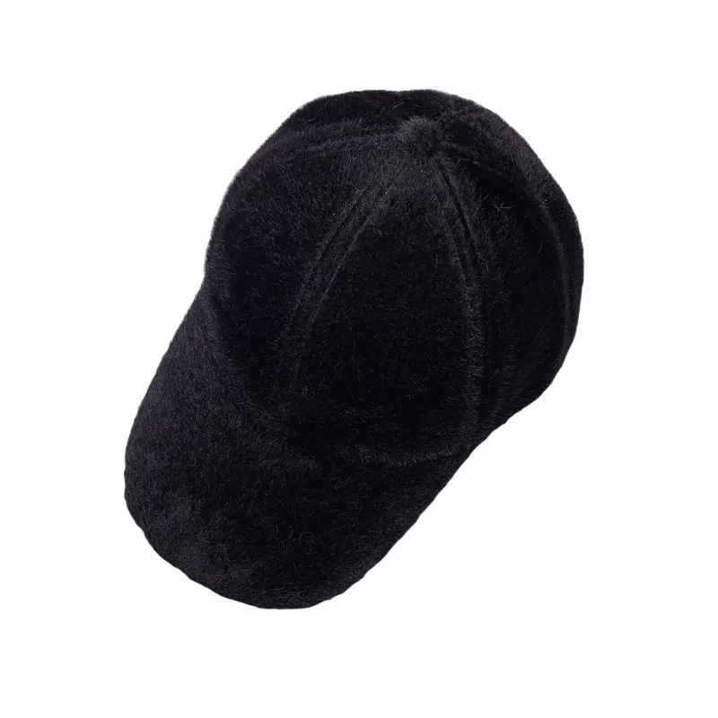 Mink Fur Hat, Duckbill Hat, Women's Slim Face, Autumn Hat, Children's Korean Version, Versatile And Fashionable Baseball Hat