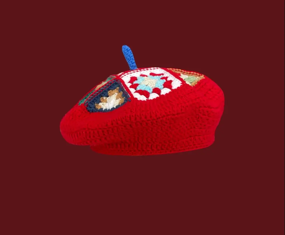 Crochet hat hats for women berets winter hats woman vintage beret hat women luxury woman hat new in hat Ladies hat mushroom hat