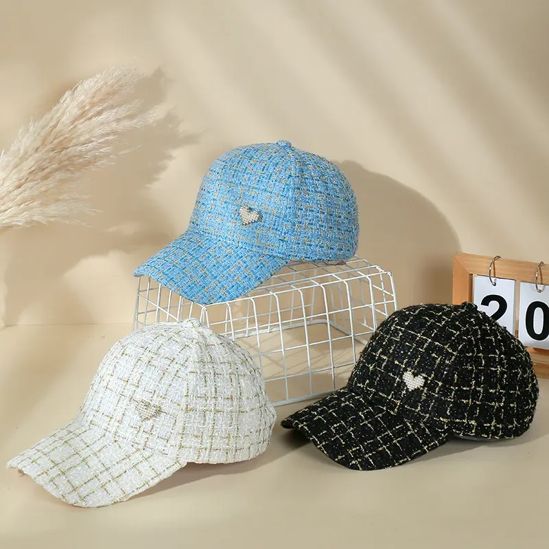Fashionable Small Fragrant Baseball Cap, Small Square Duckbill Cap Women's Street Personality Sun Shading And Sun Protection Hat