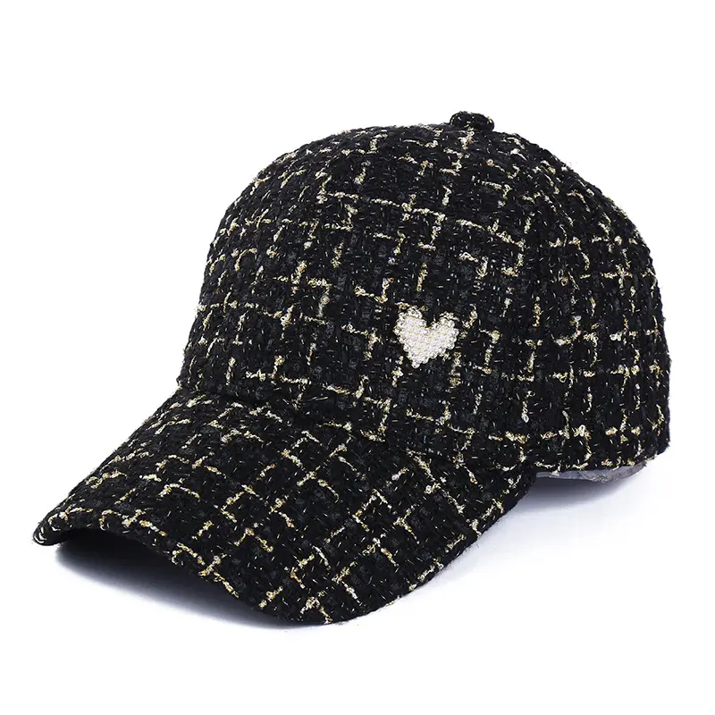 Fashionable Small Fragrant Baseball Cap, Small Square Duckbill Cap Women's Street Personality Sun Shading And Sun Protection Hat