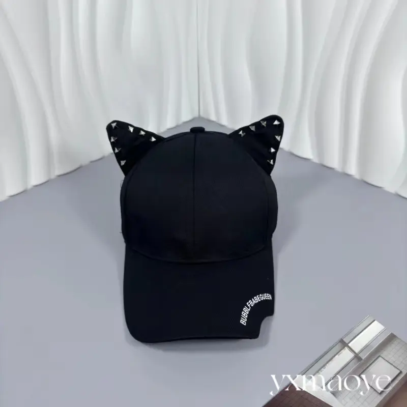 New Cute Ears Baseball Hat Spring and Autumn Sunshade Duck Tongue Hat Outdoor Fashion Versatile Hat