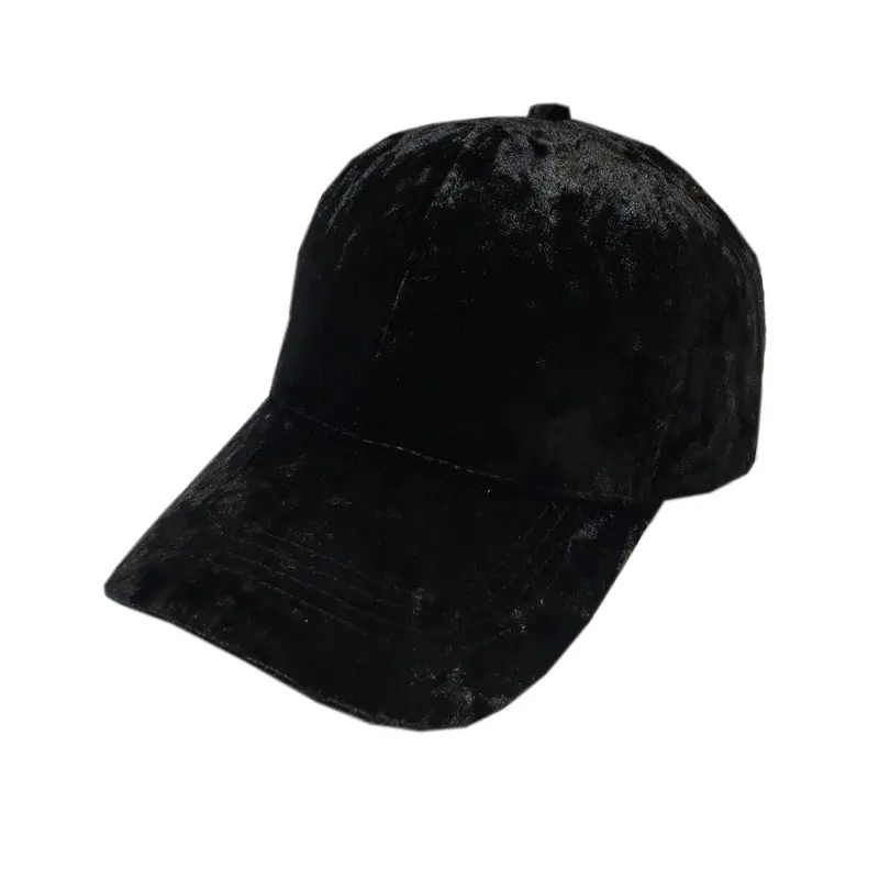 Korean Autumn And Winter Gold Velvet Baseball Cap, Solid Color Versatile Duckbill Cap, Casual And Fashionable Couple Hat