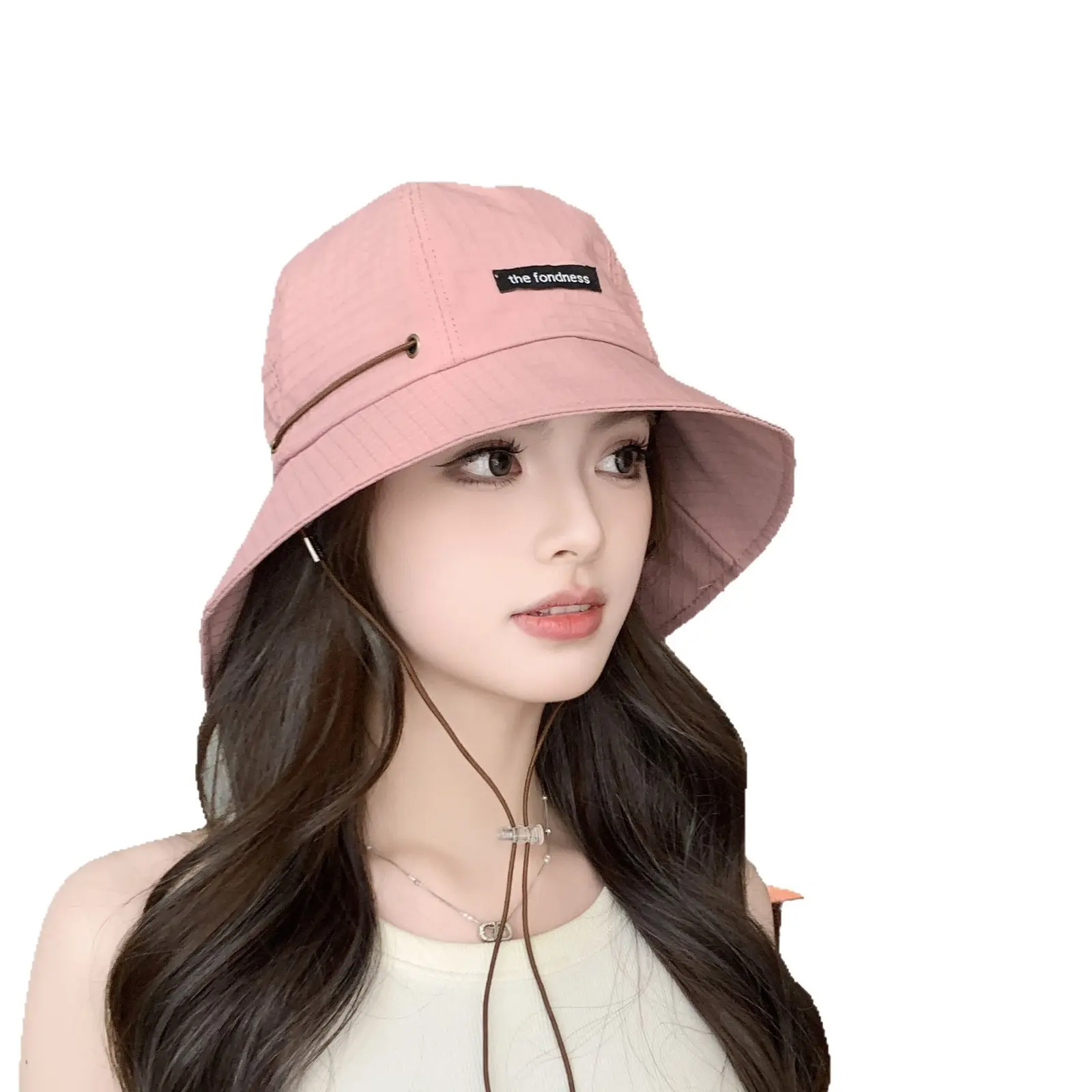 Fisherman's Hat Neck Protection, Summer Outdoor Drawstring, Japanese Basin Hat, Sun Shading And Sun Protection Hat