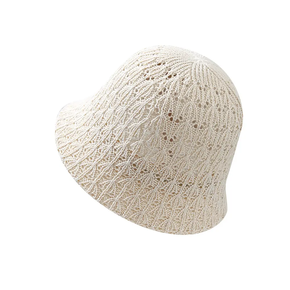 Korean Style Hat, Spring and Summer Hollow Breathable Fisherman Hat, Face Covering Sun Visor Hat