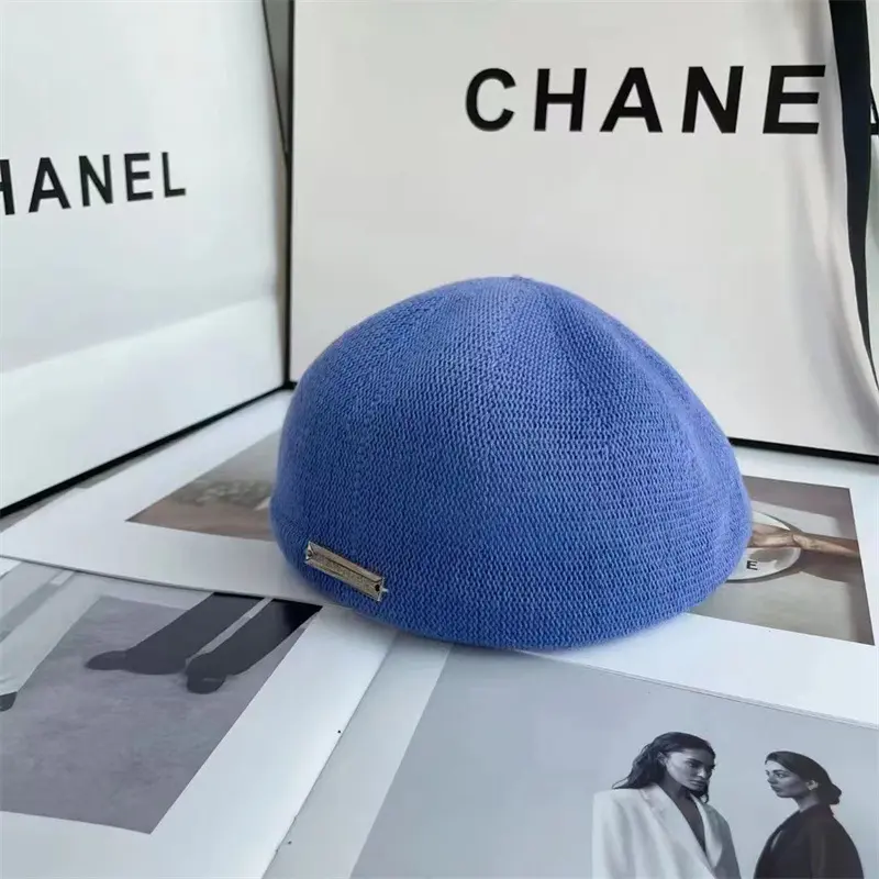 Street Personality, Wearing a Duckbill Cap, Children's Summer Breathable Knitted Artistic Leisure Forward Hat