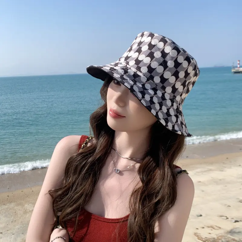 New Double-Sided Fisherman Hat For Spring And Summer Fashion, Casual Basin Hat, Solid Color, Versatile Sun rotection Hat