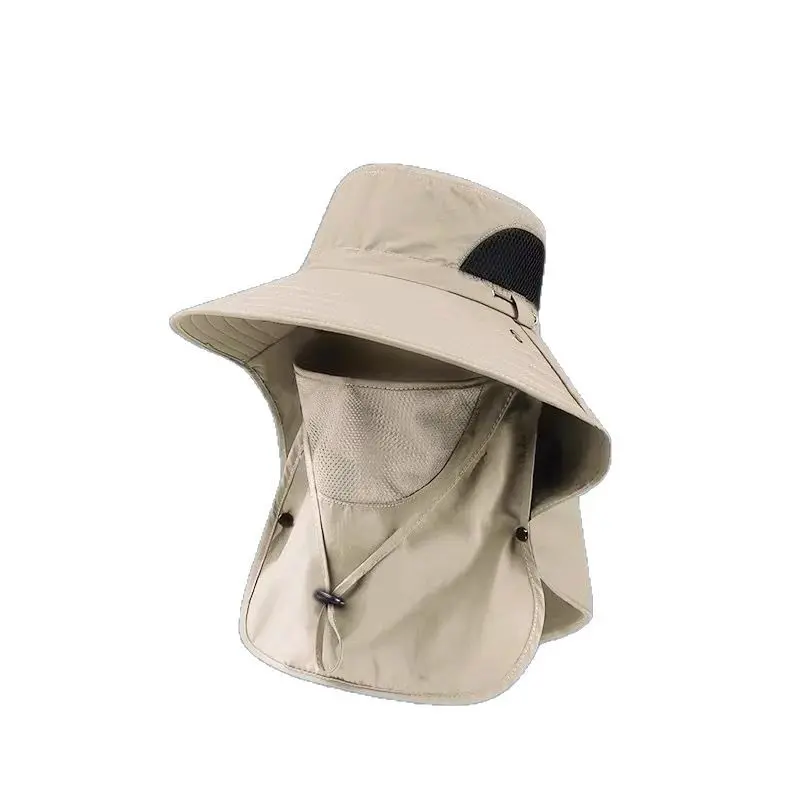 Fisherman's Hat, Sun Protection and Sunshade Hat, Mountain Climbing Hat Fishing Face Protection and Neck Protection Hat, Sun Hat