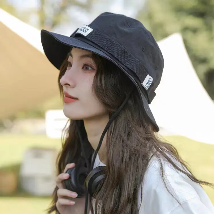 Japanese Retro Fisherman Hat For Men And Women, Summer Outdoor Camping And Hiking Hat, Large Eave UV Resistant Sun Hat