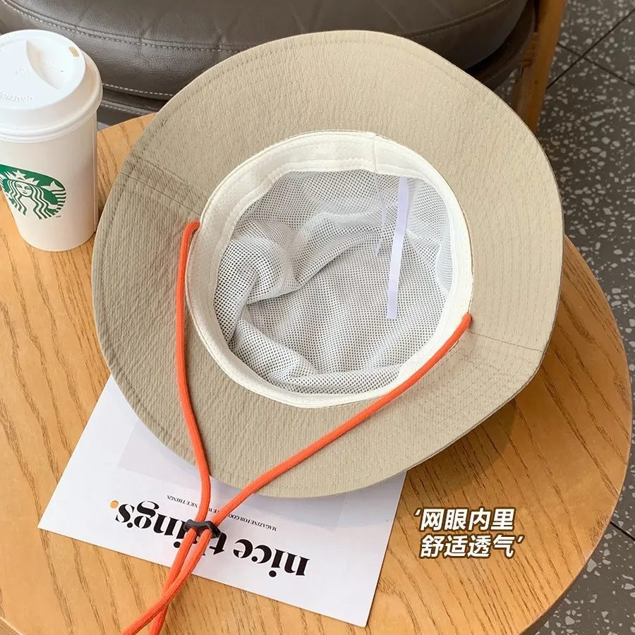 Japanese Retro Fisherman Hat For Men And Women, Summer Outdoor Camping And Hiking Hat, Large Eave UV Resistant Sun Hat