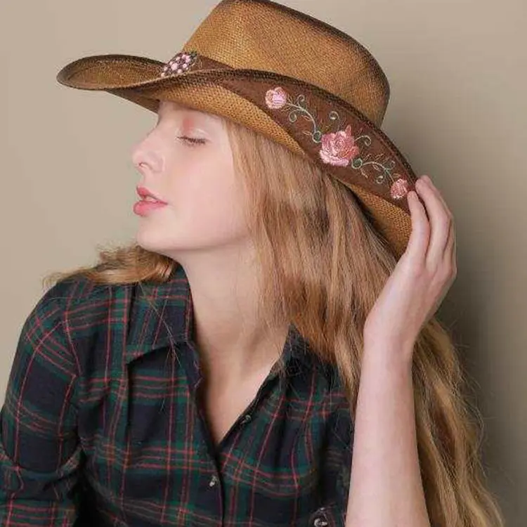 Summer Denim Hat Embroidered Breathable Sunshade Couple Style Sun Hat Beach Hat Grass Hat Cool Hat Women's Hat