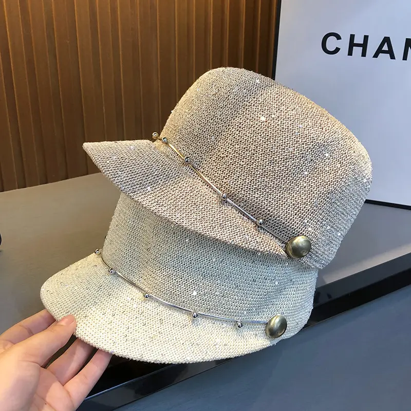 Fashionable New 2025 Equestrian Hat Duck Tongue Hat Summer Hollow Breathable Sun Shading Sun Hat