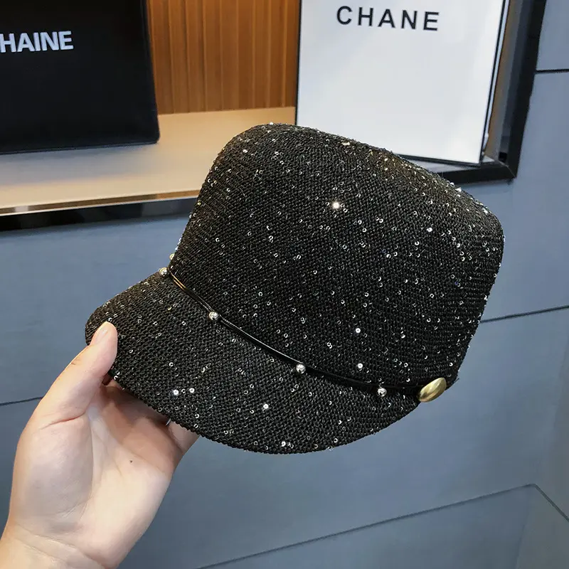 Fashionable New 2025 Equestrian Hat Duck Tongue Hat Summer Hollow Breathable Sun Shading Sun Hat