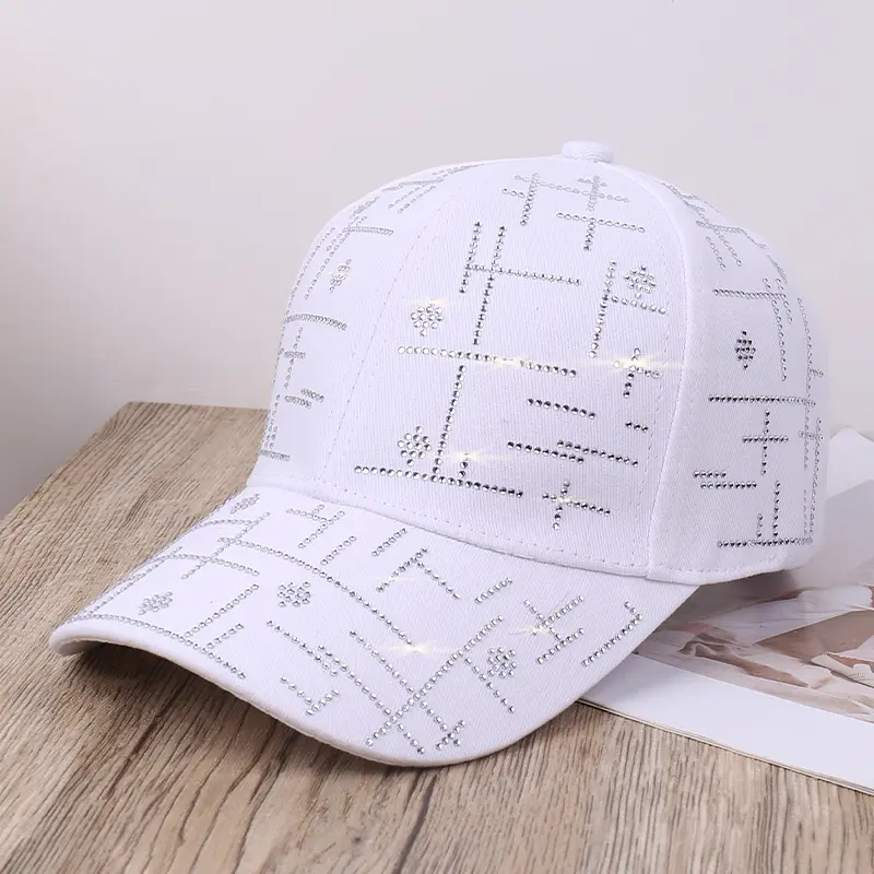 Spring/Summer New Water Diamond Casual Versatile Fashion Baseball Hat Outdoor Travel Sunshade Hat