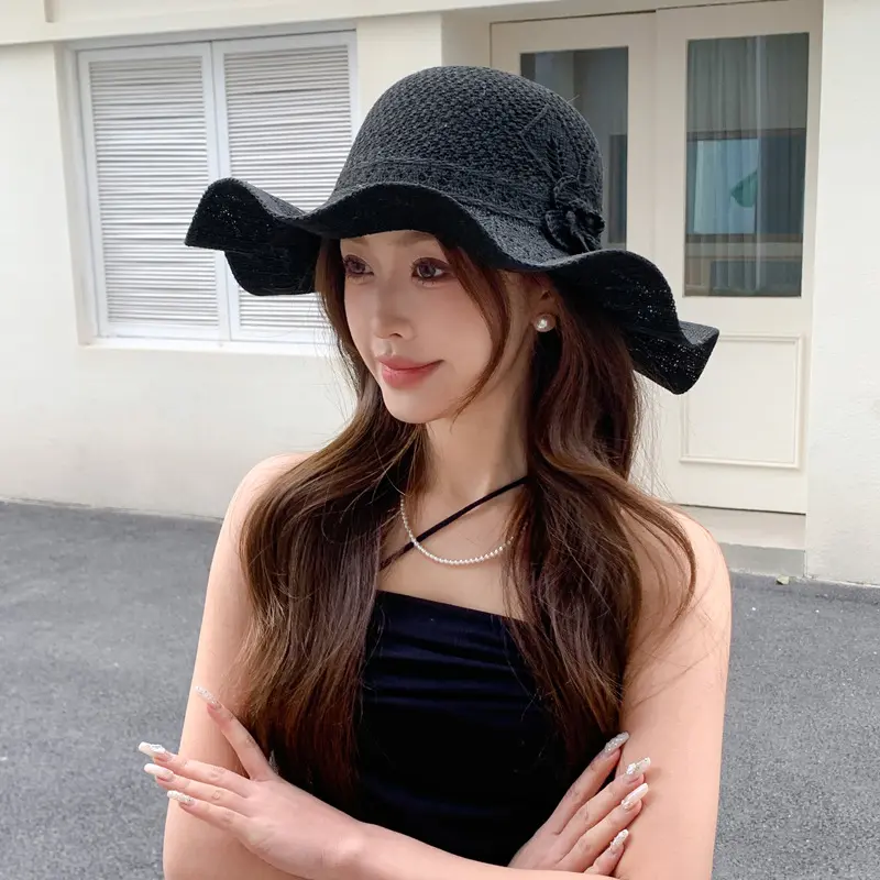 Korean version Spring And Autumn New Hat For Women, Summer Japanese Style Bare Face Sun Hat, Outdoor Large Edge Sun Hat
