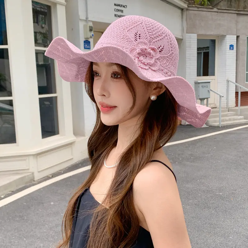 Korean version Spring And Autumn New Hat For Women, Summer Japanese Style Bare Face Sun Hat, Outdoor Large Edge Sun Hat