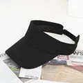 Empty Top Hat, Summer Sports Sun Hat, Bare Body, Empty Top Sun Hat, Korean Version Solid Color Casual Sun Hat