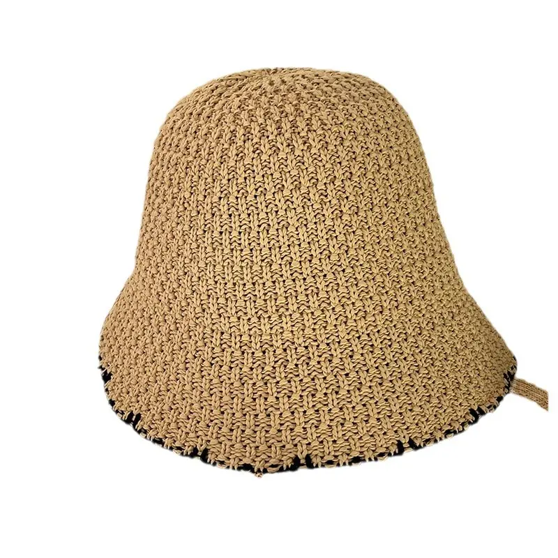 Korean Hollow Thin Bucket Hat For Spring And Summer Sun Protection, Sun Visor Hat, Fashionable Face Covering Fisherman Hat