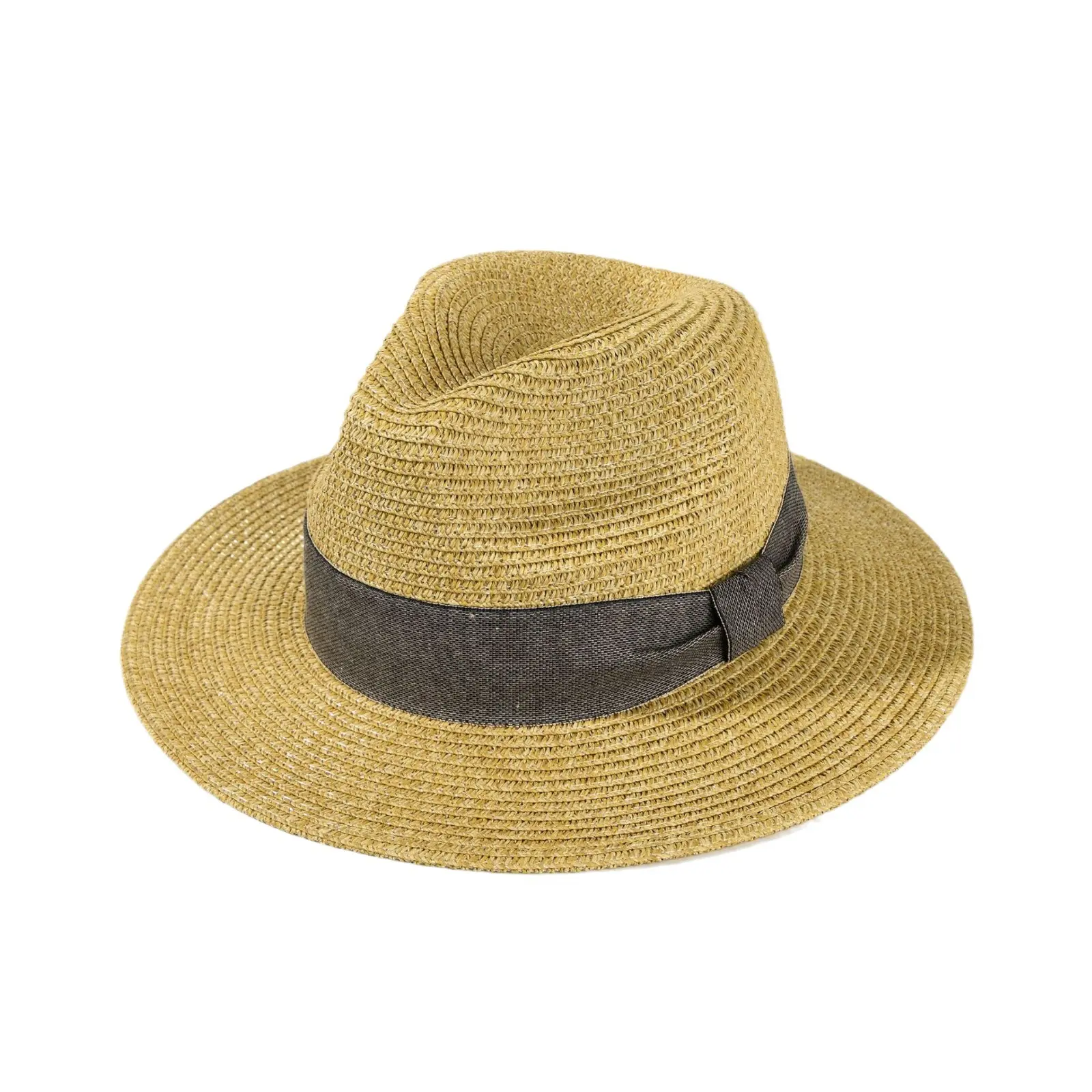 Spring/Summer New Panama Straw Hat Simple, Elegant, Fashionable Top Hat Outdoor Travel Sunscreen Hat Men's British Hat