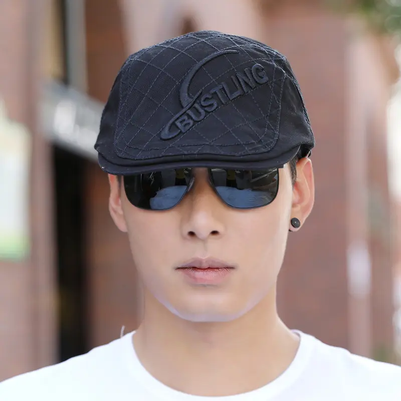 New Outdoor Beret Casual Versatile Men's Duckbill Hat Korean Version Retro Sun Hat British Forward Hat