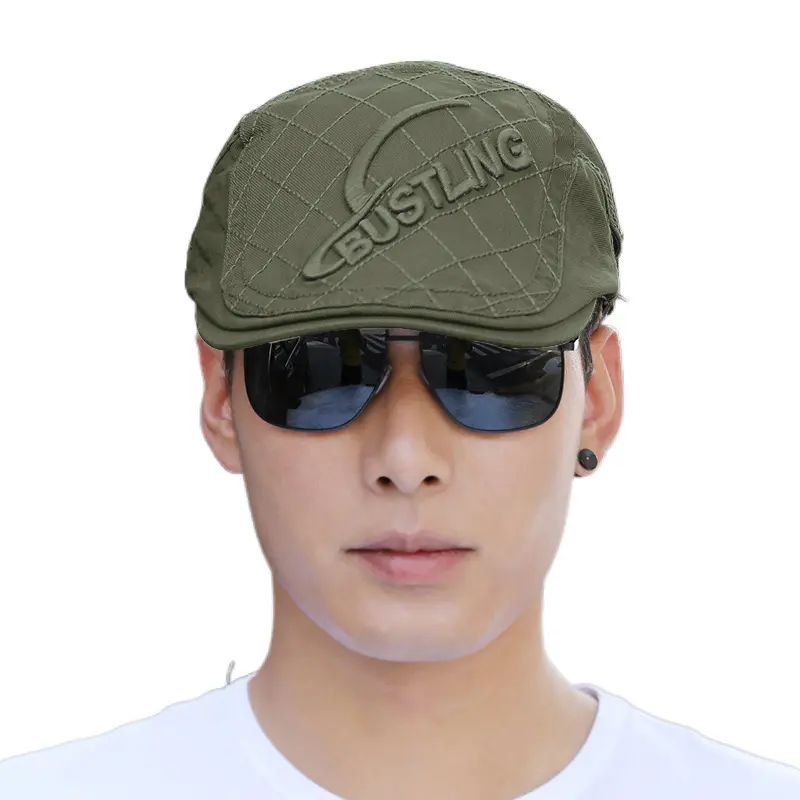 New Outdoor Beret Casual Versatile Men's Duckbill Hat Korean Version Retro Sun Hat British Forward Hat