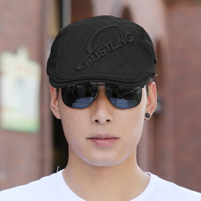 New Outdoor Beret Casual Versatile Men's Duckbill Hat Korean Version Retro Sun Hat British Forward Hat