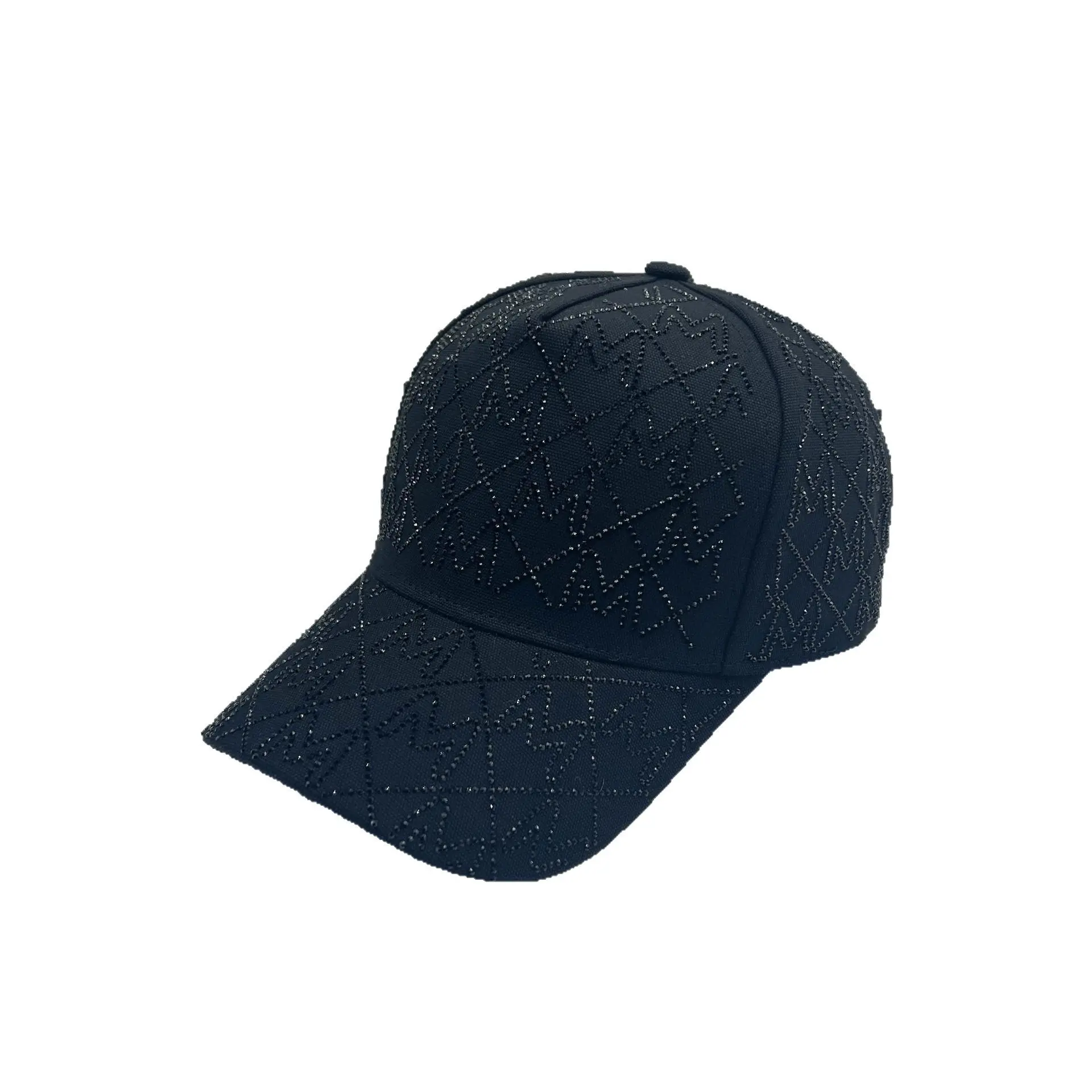 Korean Version Diamond Studded Letter Duck Tongue Hat Fashionable And Versatile For Spring And Summer, Street Style Baseball Cap