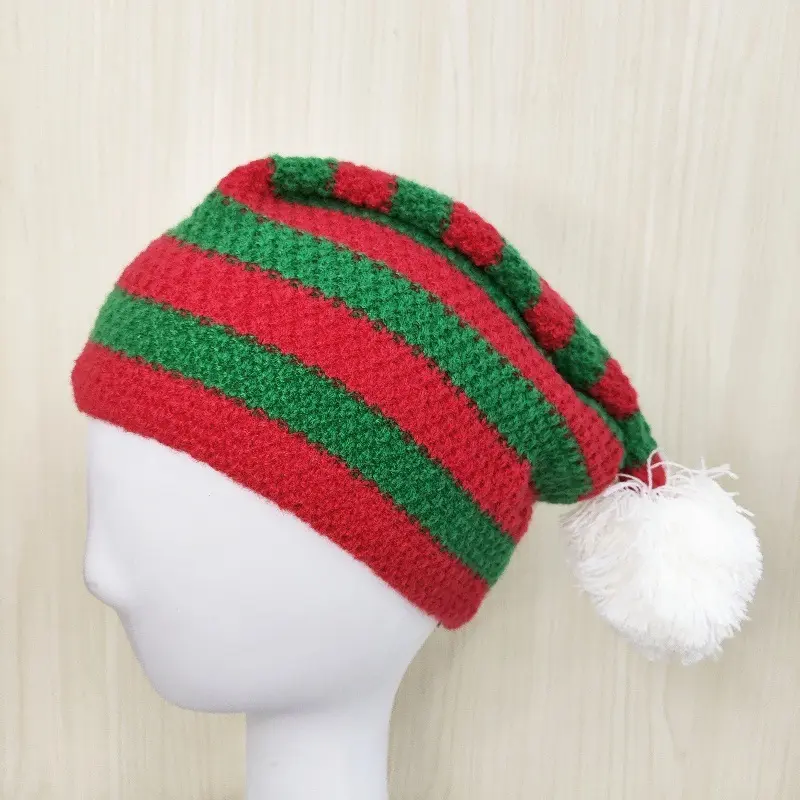 Christmas Hats for Men and Women, New Autumn and Winter Styles, Christmas Hats, Woolen Balls, Woolen Hats, Knitted Hats