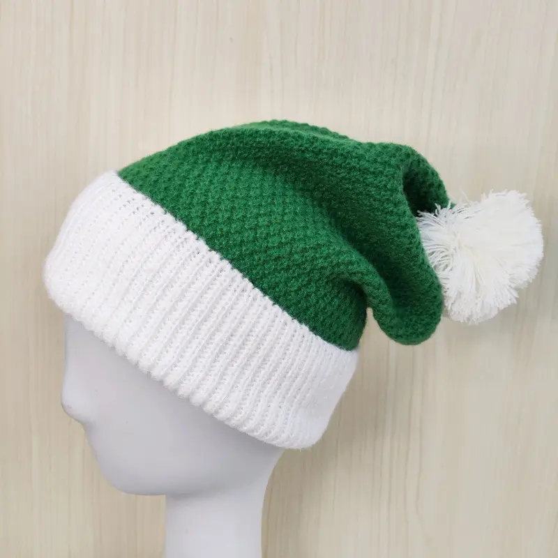 Christmas Hats for Men and Women, New Autumn and Winter Styles, Christmas Hats, Woolen Balls, Woolen Hats, Knitted Hats