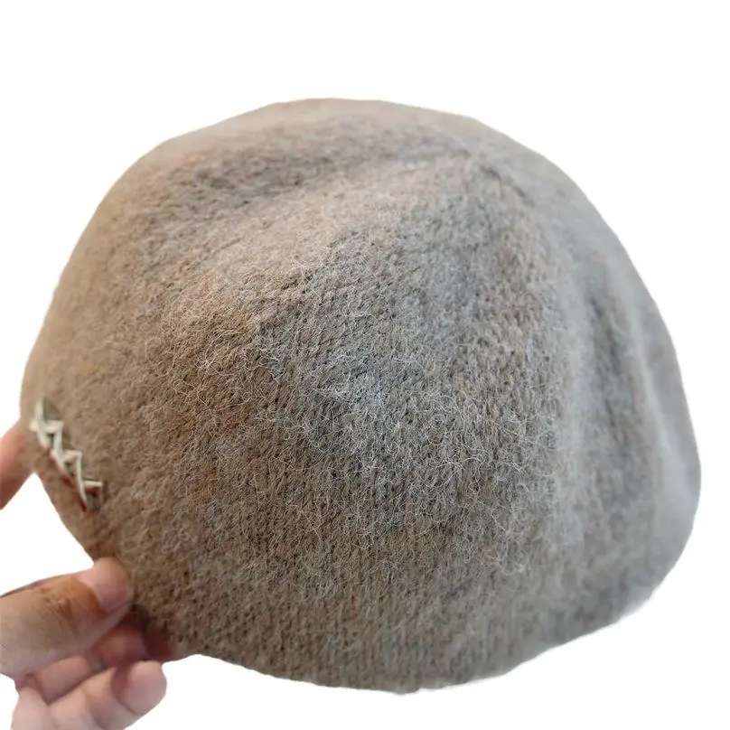 Japanese Autumn and Winter Beret, Children's Retro, Front And Back, Painter's Hat, Woolen, Versatile, Couple's Forward Hat