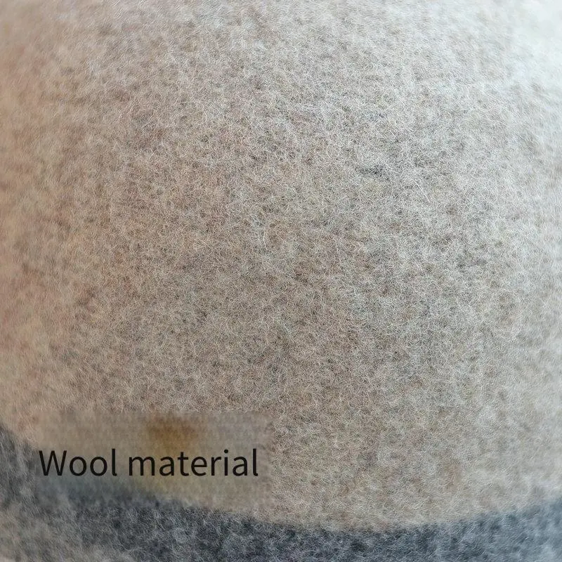 100% Wool Hat with High-end Feel, Women's Autumn and Winter Fashion Versatile Bucket Hat, Warm Basin Hat, British Top Hat