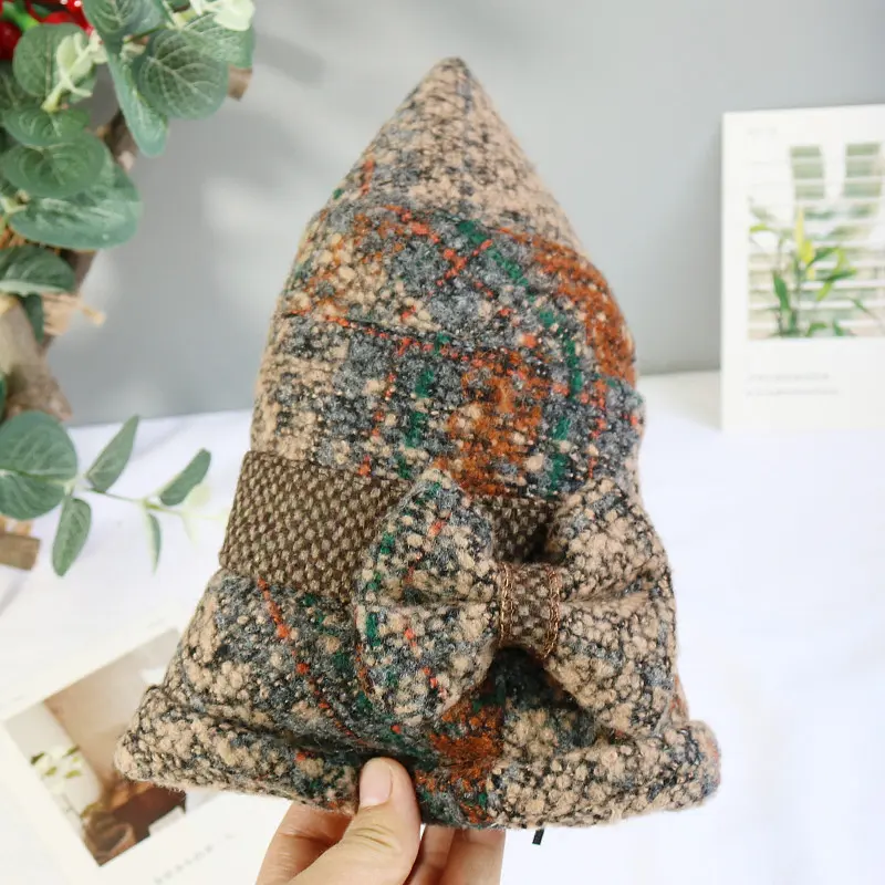Panama Warm Winter Vrouwen Emmer Hoed Voor Tieners Vilt Wol Hoed Voor Meisje Sautumn En Winter Mode Bont zwarte Hiphop Hoed Cap