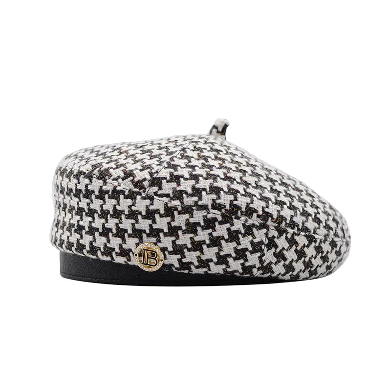 Women Hats Woolen French Fashion knitted boinas Ladies hats Winter Berets Caps fedora barette hat bonnets for women Newsboy Hats