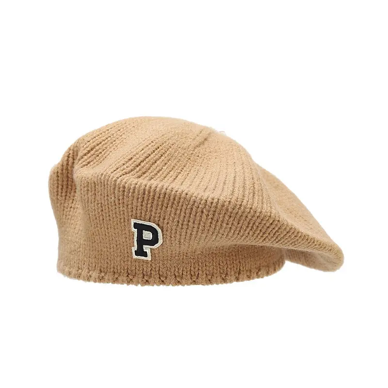 Berets French Artist Style Warm Winter Beanie Hat Women Girl Retro Plain Beret Solid Color Elegant Lady Comfortable Caps